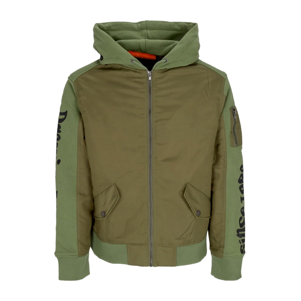 giubbotto uomo moth bomber jacket OLIVE