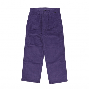 pantalone lungo uomo cord pant DUSTY PURPLE