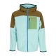 giubbotto pile uomo abrazo fleece hoodie full-zip jacket OAK/SEA GLASS