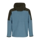 giubbotto pile uomo abrazo fleece hoodie full-zip jacket WOODS/BLUE SPRUCE