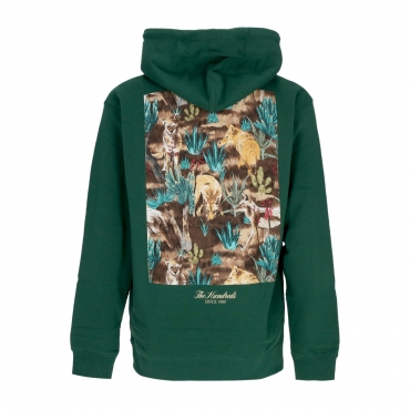 felpa cappuccio uomo wander pullover DARK GREEN