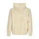 felpa leggera cappuccio uomo croc pullover OFF WHITE