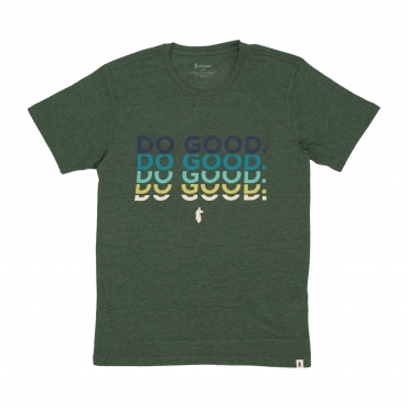 maglietta uomo do good repeat organic tee FOREST