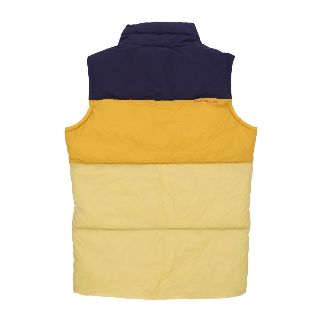 piumino smanicato uomo solazo down vest MARITIME/AMBER