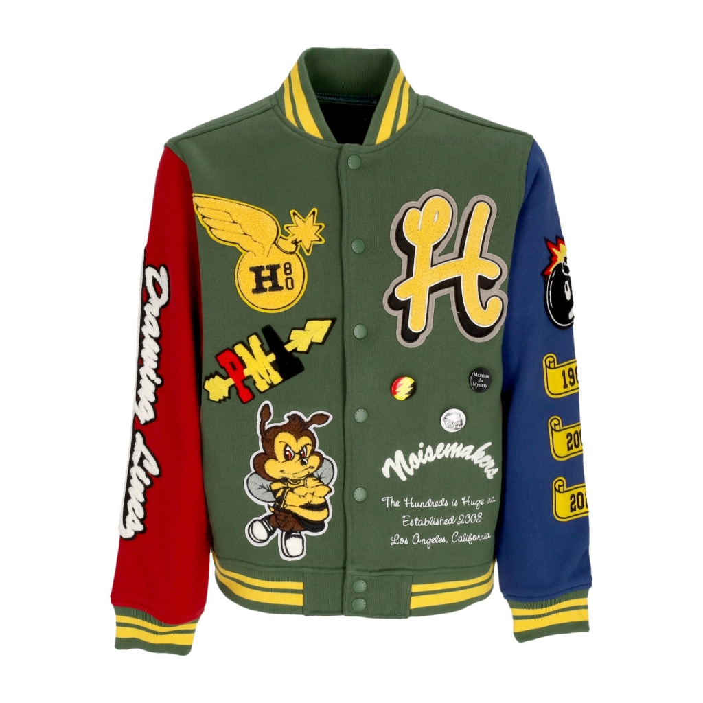 giubbotto college uomo replay letterman jacket FOREST