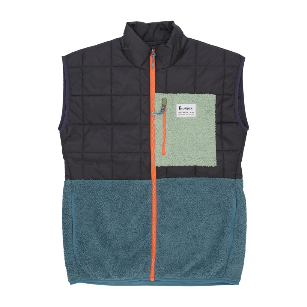 smanicato uomo trico hybrid vest GRAPHITE/BLUE SPRUCE