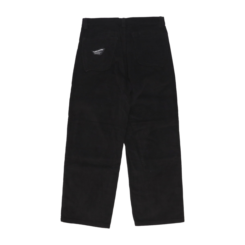 pantalone lungo uomo cord pant BLACK