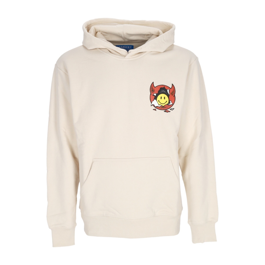 felpa cappuccio uomo smiley inner peace pullover hoodie ACORN