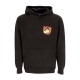 felpa cappuccio uomo smiley inner peace pullover hoodie WASHED BLACK