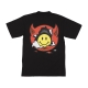 maglietta uomo smiley inner peace tee WASHED BLACK