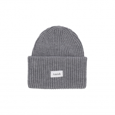 cappello uomo wool blend beanie GREY