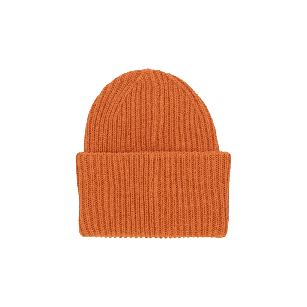 cappello uomo wool blend beanie ORANGE