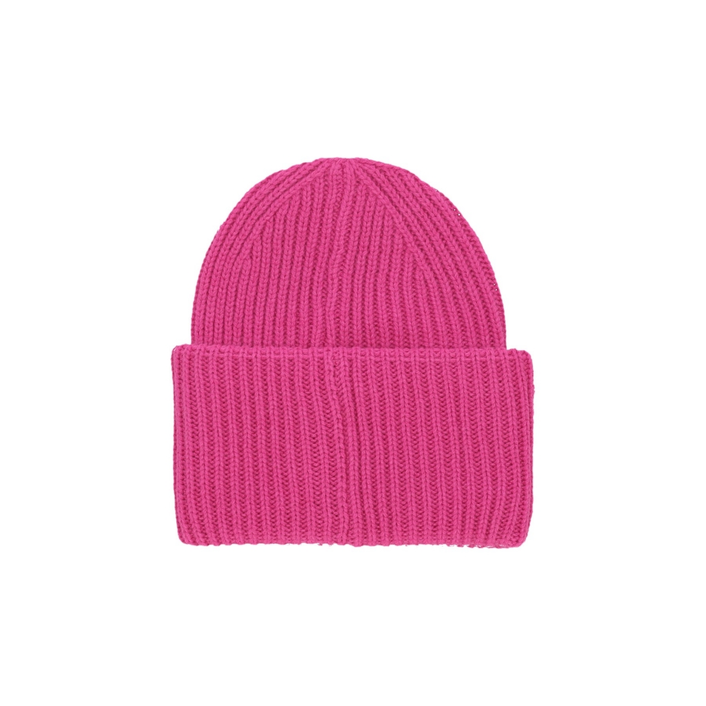 cappello uomo wool blend beanie KNOCK OUT PINK