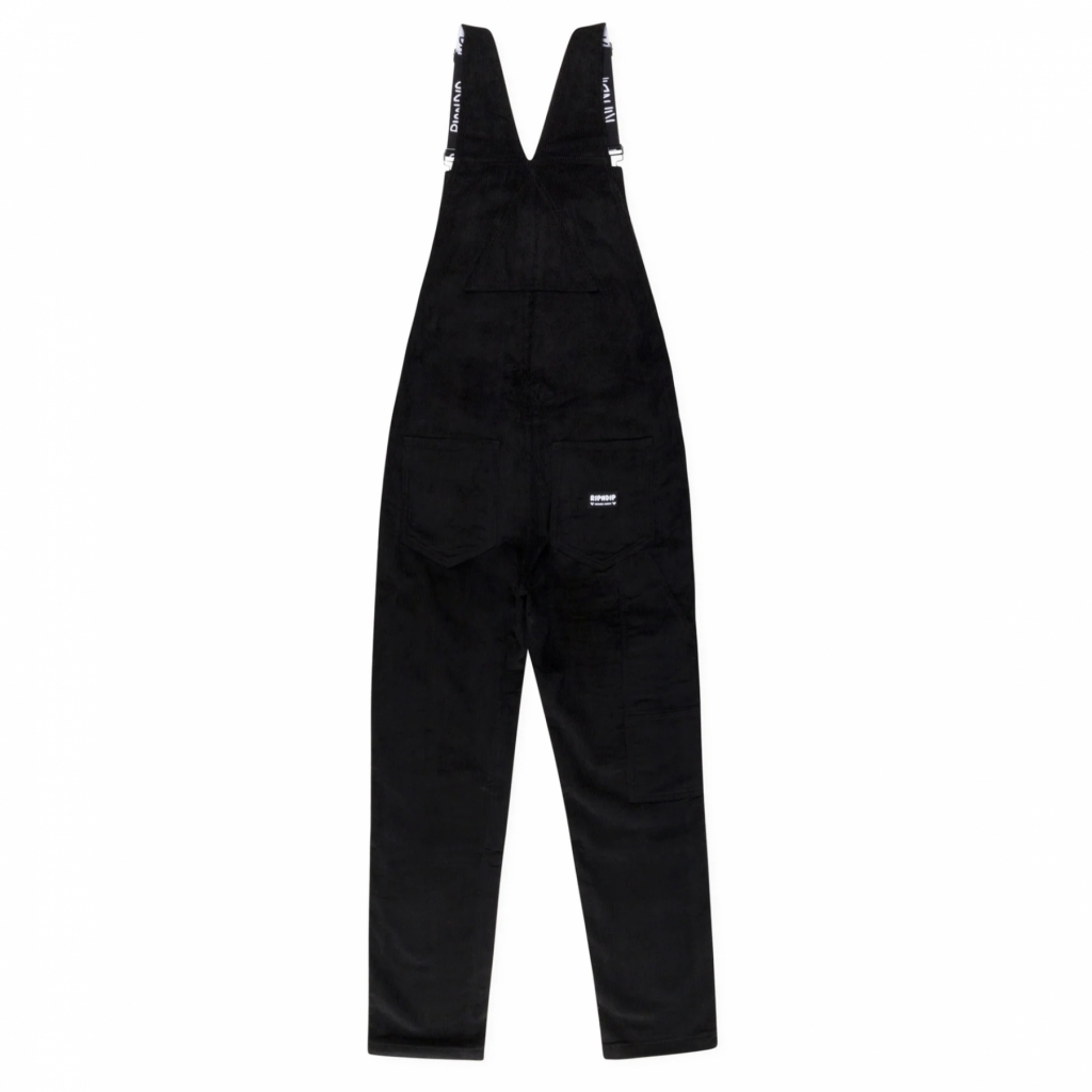 salopette uomo nermy buddy corduroy overalls BLACK