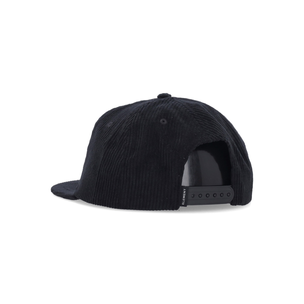 cappellino visiera piatta uomo lodge cap FLINT BLACK