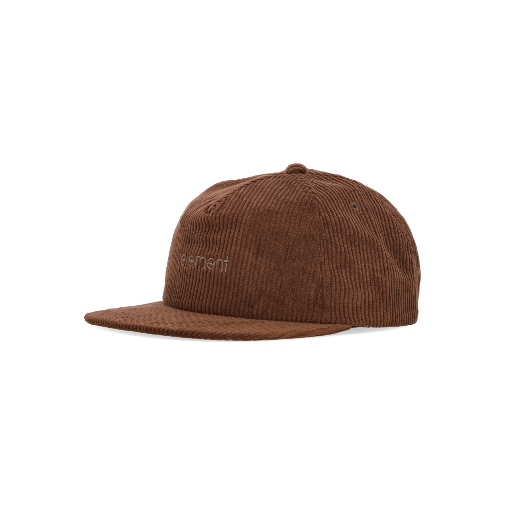 cappellino visiera piatta uomo lodge cap CHESTNUT