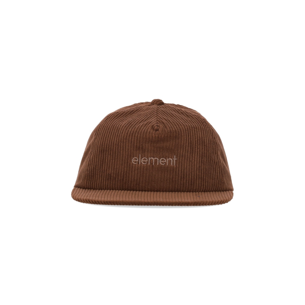 cappellino visiera piatta uomo lodge cap CHESTNUT