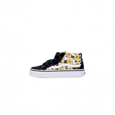 scarpa alta bambino sk8-mid reissue v COW FLORAL MULTI/TRUE WHITE