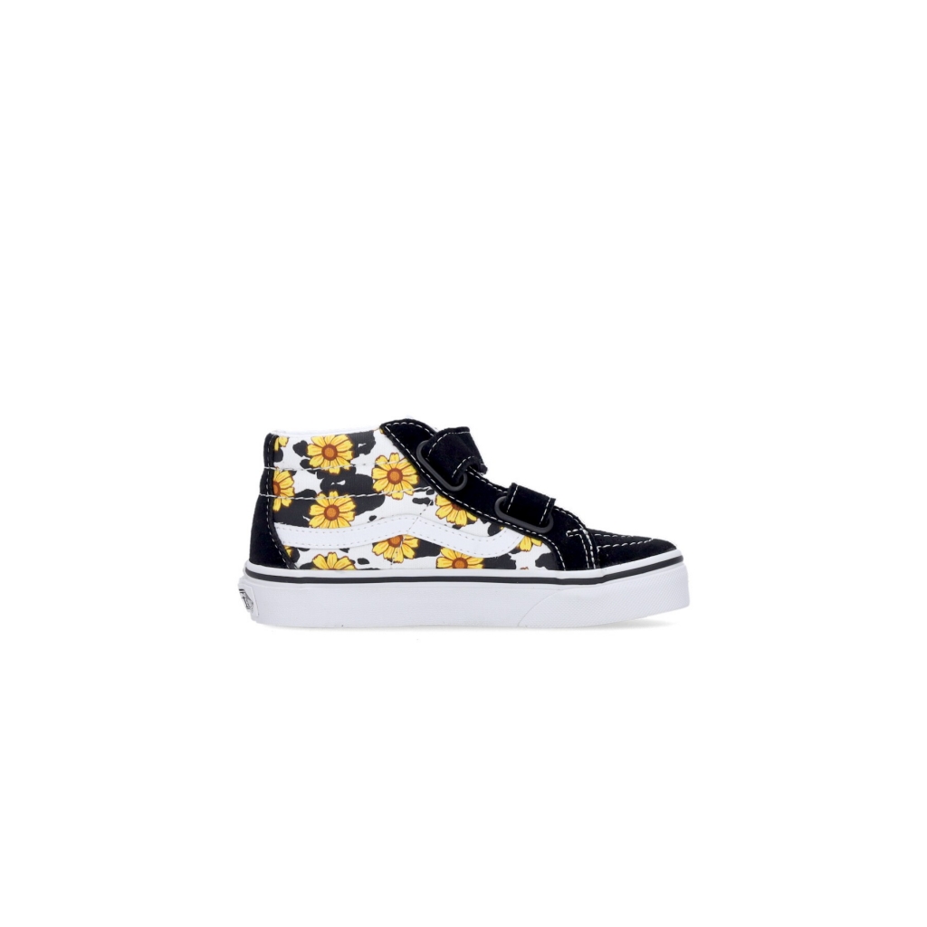 scarpa alta bambino sk8-mid reissue v COW FLORAL MULTI/TRUE WHITE