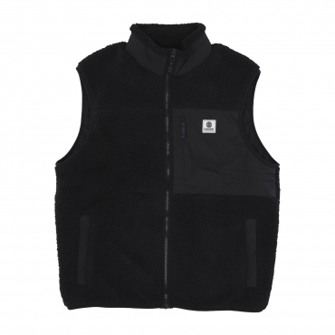 smanicato uomo lake vest sherpa FLINT BLACK