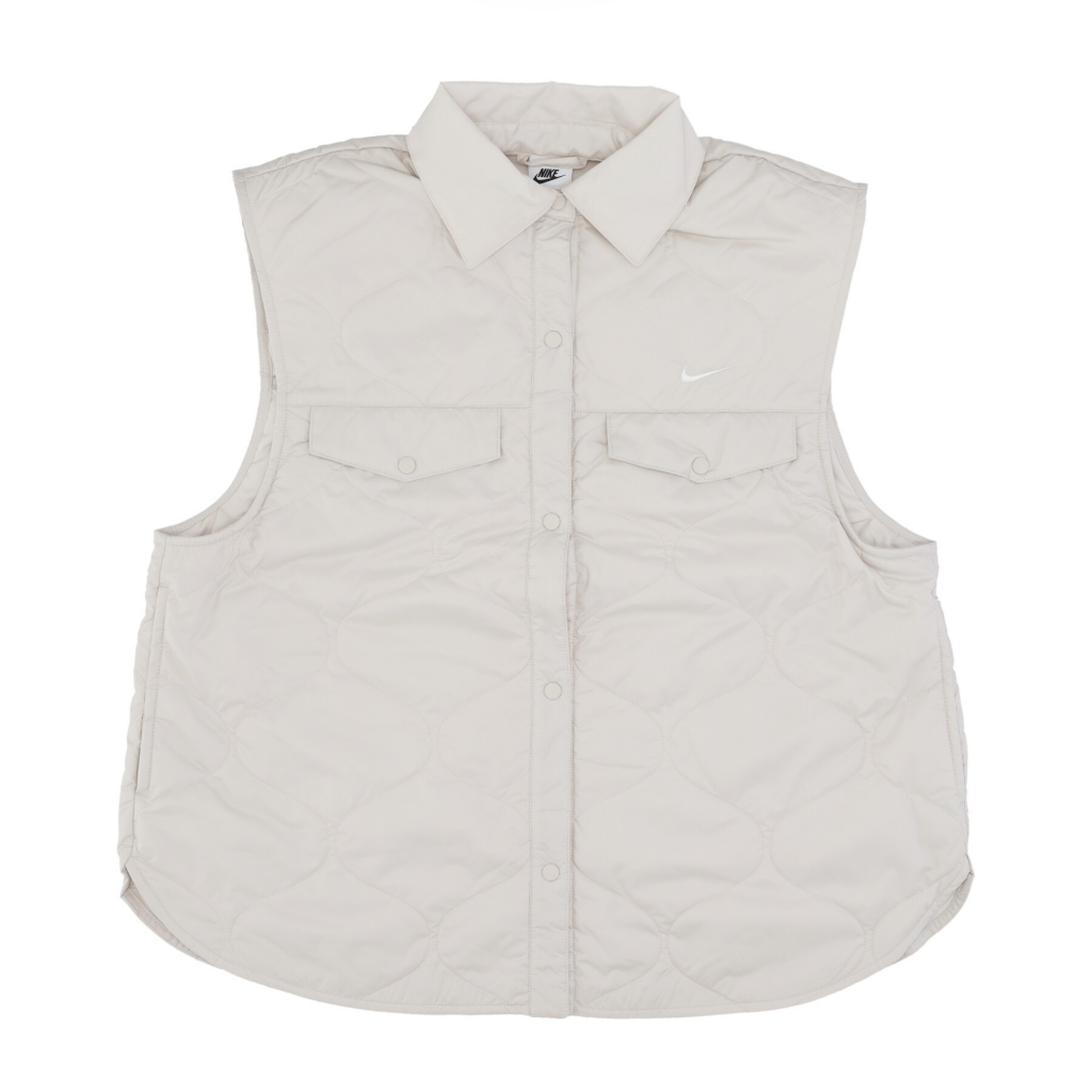 smanicato donna w sportswear essentials vest LT OREWOOD BRN/SAIL