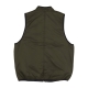 smanicato uomo tech fleece utility vest CARGO KHAKI/BLACK