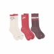 calza media uomo everyday plus cushioned crew socks  3 pack  BORDEAUX/CREAM/BLACK