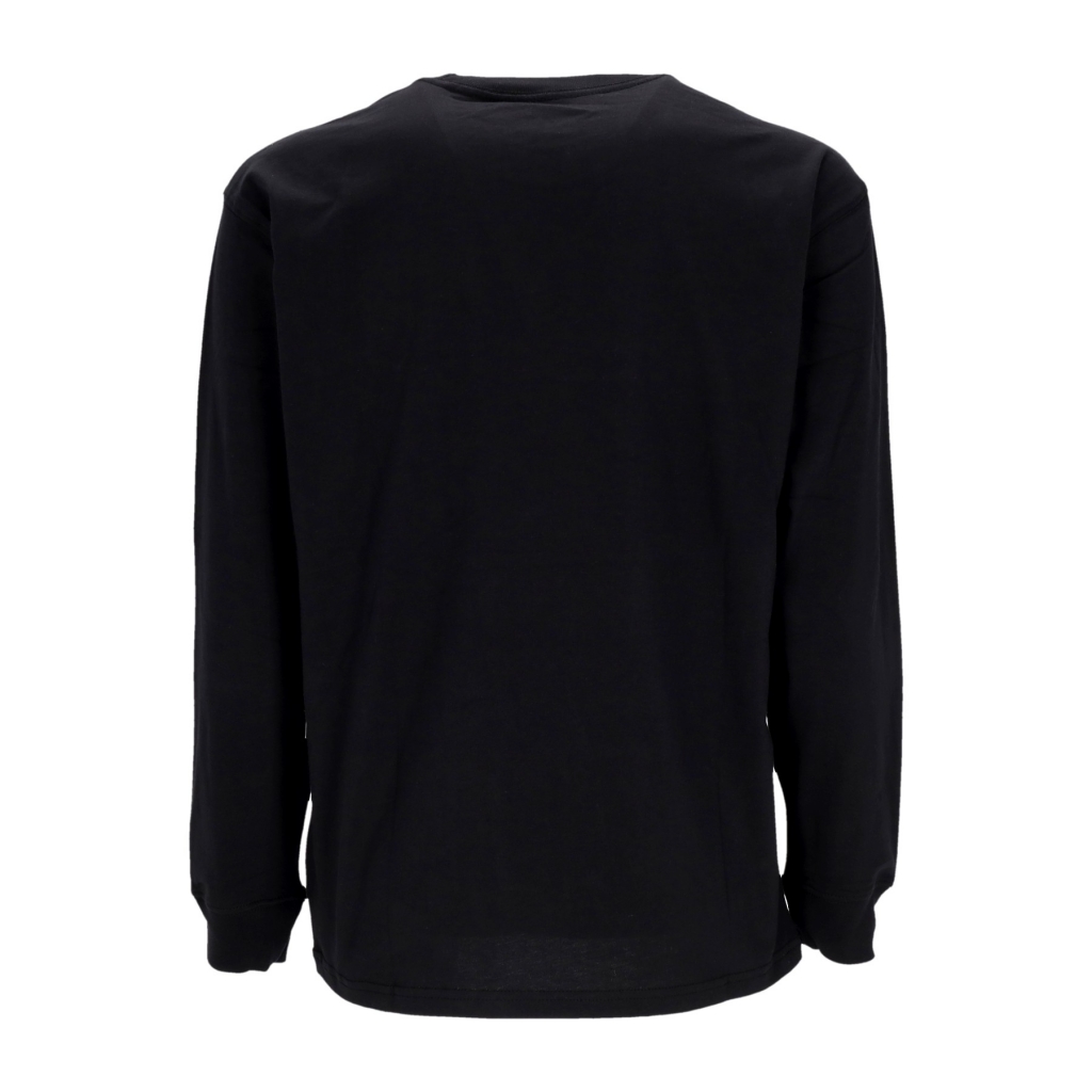 maglietta manica lunga uomo nba essentials l/s tee boscel BLACK