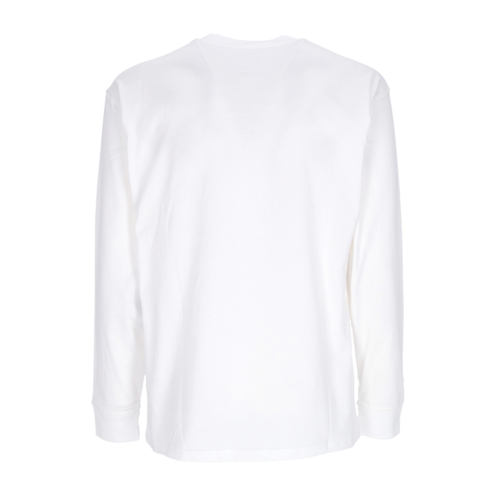 maglietta manica lunga uomo nba essentials l/s tee chibul WHITE