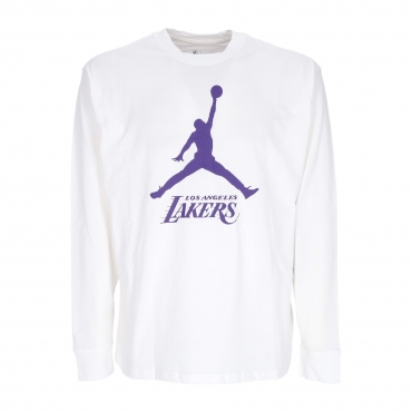 maglietta manica lunga uomo nba essentials l/s tee loslak WHITE