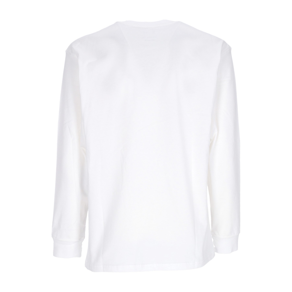 maglietta manica lunga uomo nba essentials l/s tee milbuc WHITE