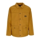 giacca workwear uomo drill chore coat lined GOLDEN BROWN