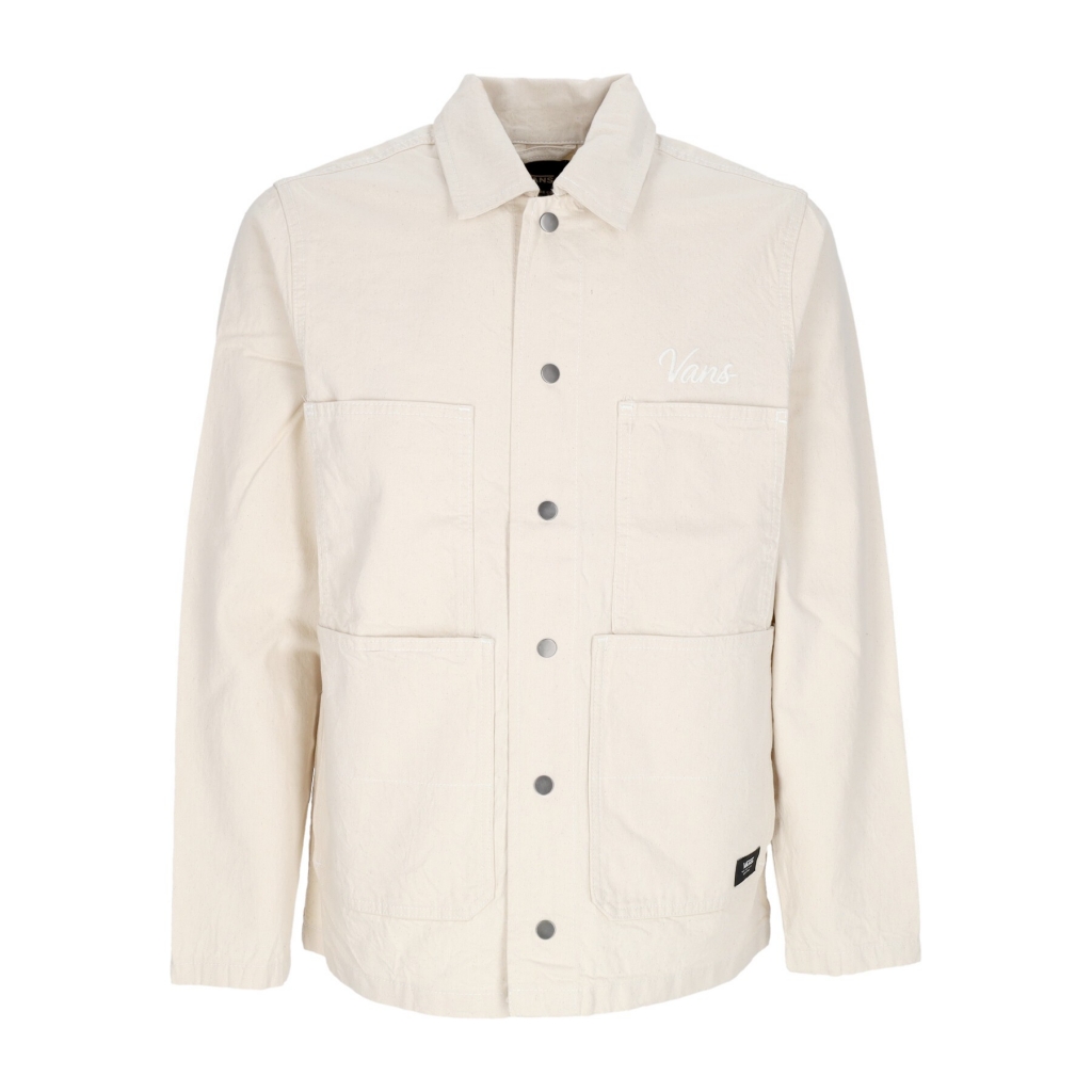 giubbotto uomo hickory stripe drill chore coat NATURAL