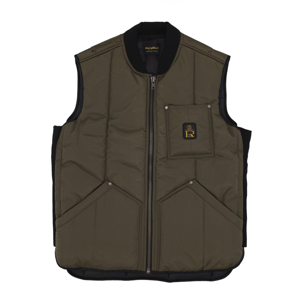 smanicato uomo fridge vest MILITARY GREEN