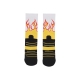 calza media uomo flame WHITE/YELLOW