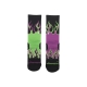 calza media uomo flame PURPLE/GREEN/BLACK