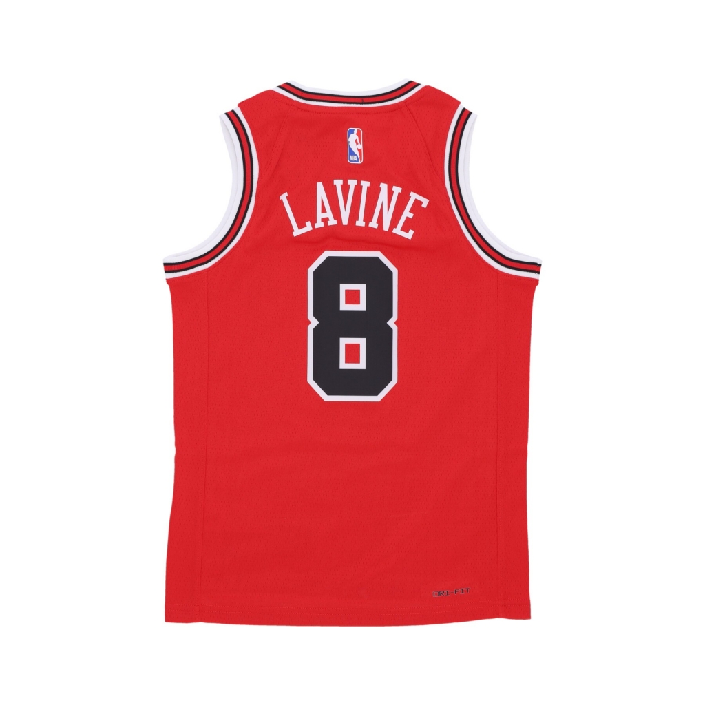 canotta basket ragazzo nba icon edition swingman jersey no 8 zach lavine chibul ORIGINAL TEAM COLORS