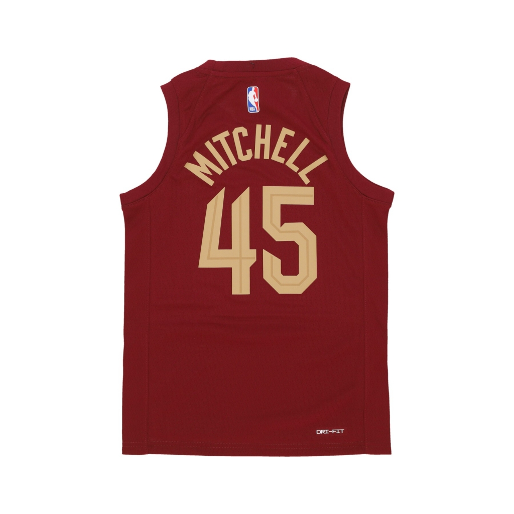 canotta basket ragazzo nba icon edition swingman jersey no 45 donovan mitchell clecav ORIGINAL TEAM COLORS