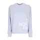 felpa leggera girocollo donna w blow up logo crewneck DUSTY PERIWINKLE