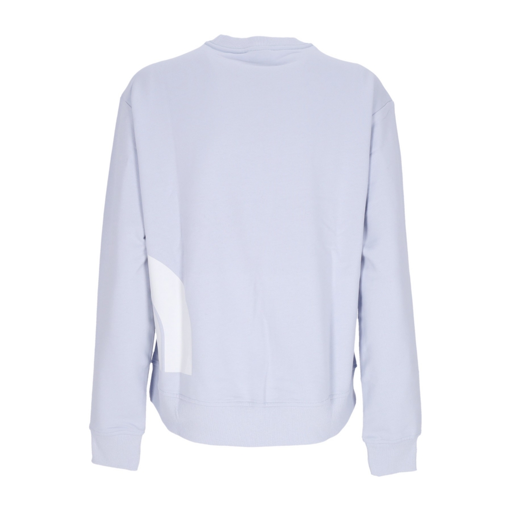 felpa leggera girocollo donna w blow up logo crewneck DUSTY PERIWINKLE