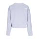 felpa girocollo corta donna w spacer air crewneck DUSTY PERIWINKLE