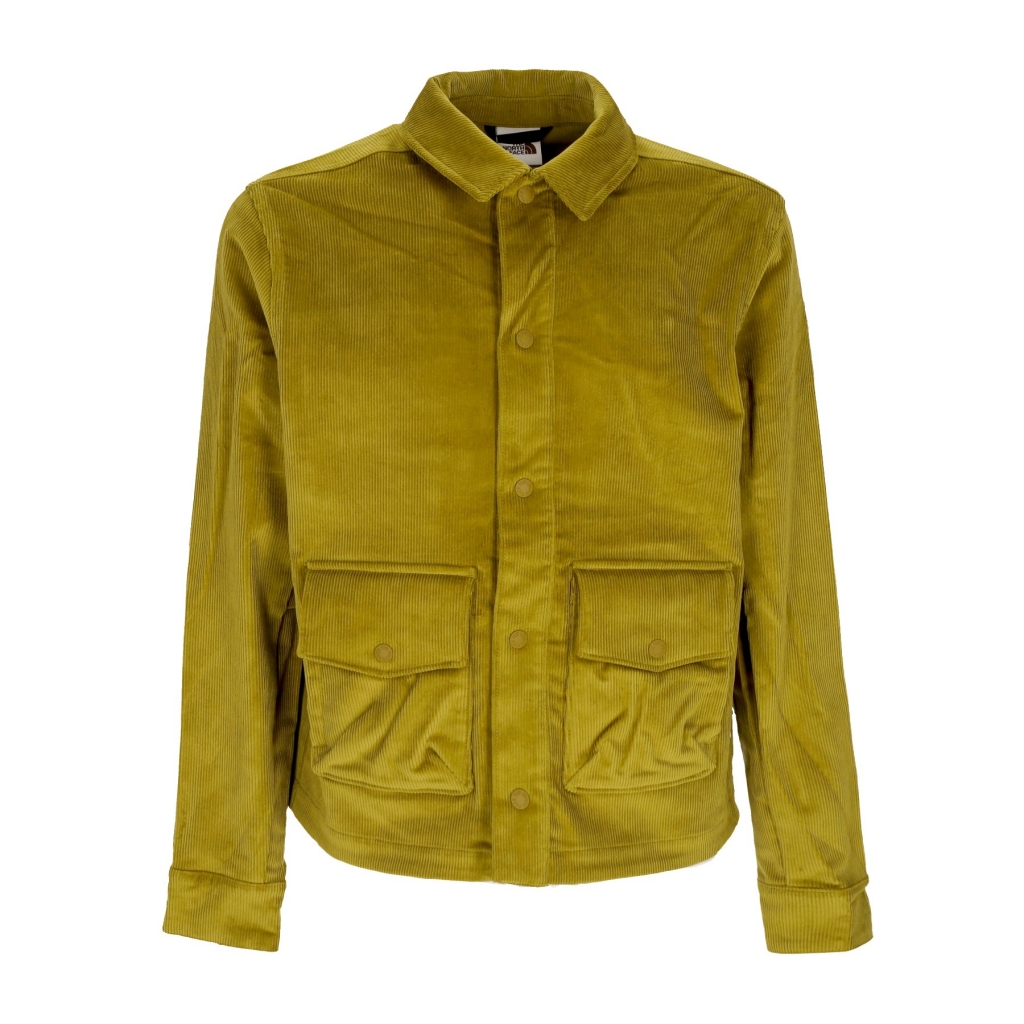 giubbotto uomo utility cord shacket SULPHUR MOSS