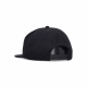 cappellino visiera piatta uomo brick cap BLACK/WHITE