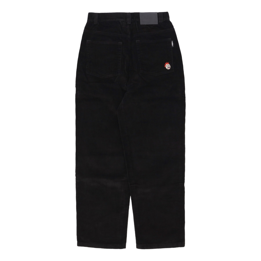 pantalone lungo uomo feeler casper corduroy pants BLACK