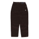 pantalone lungo uomo feeler casper corduroy pants ICE BROWN