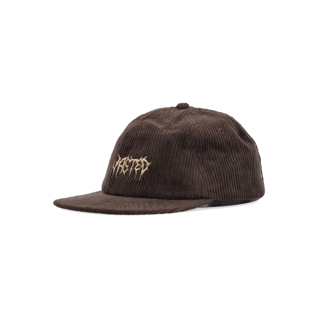 cappellino visiera piatta uomo feeler oshyn cord cap ICE BROWN