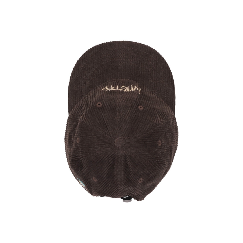 cappellino visiera piatta uomo feeler oshyn cord cap ICE BROWN