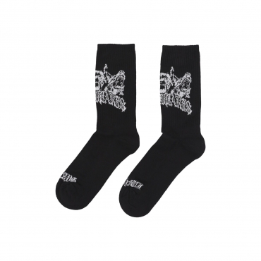 calza media uomo guardian socks BLACK