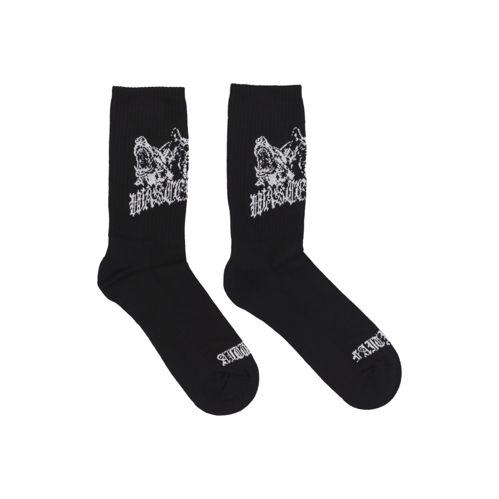 calza media uomo guardian socks BLACK