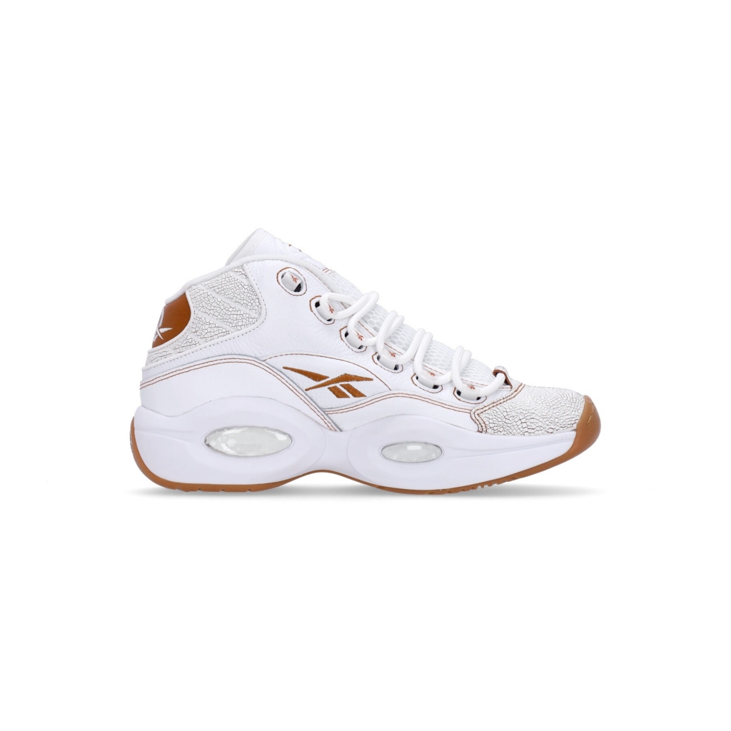 scarpa basket uomo question mid WHITE